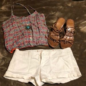 Summer outfit with strappy Sandy’s!!